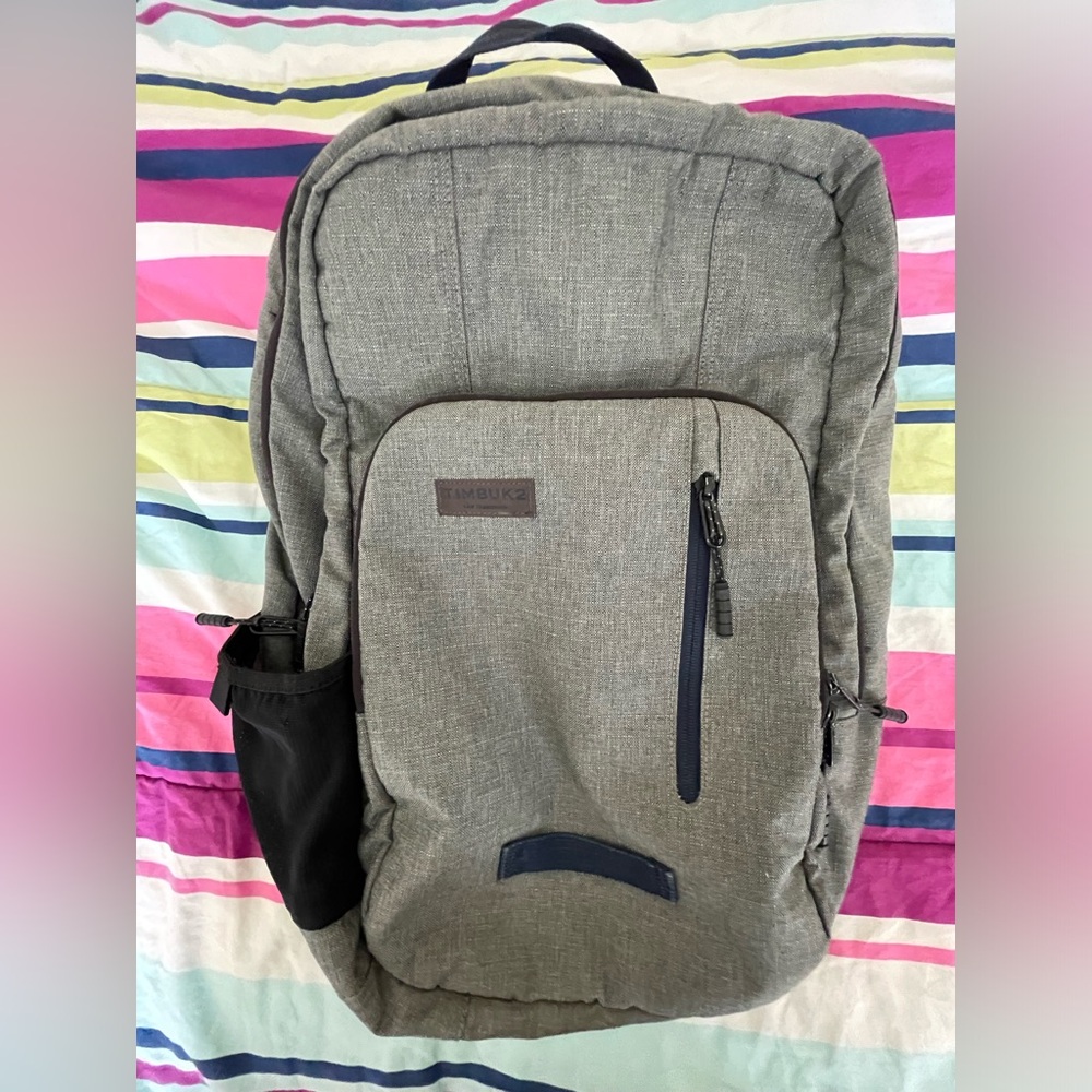 Timbuk2 Heather Gray Everyday Backpack with Navy Accents